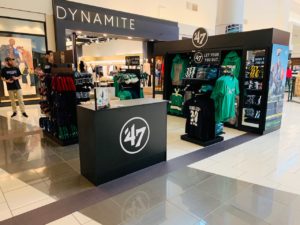 47 club pop up at Cherry Hill Mall