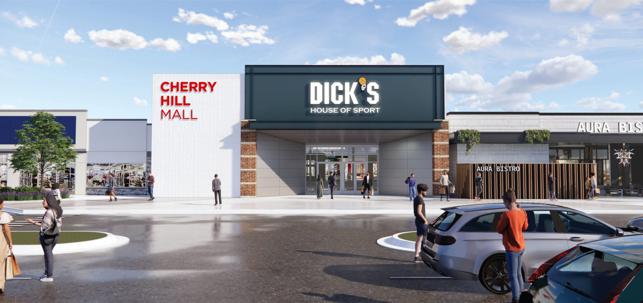 Rendering of DICK's House of Sport at Cherry Hill Mall